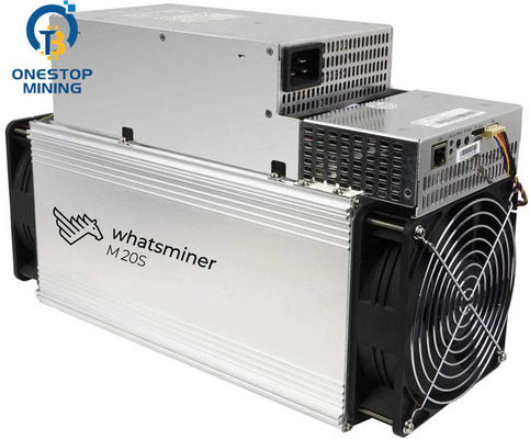स्टॉक में इस्तेमाल किया गया / नया Whatsminer M20s 65th 48W Asic Btc माइनिंग माइनर